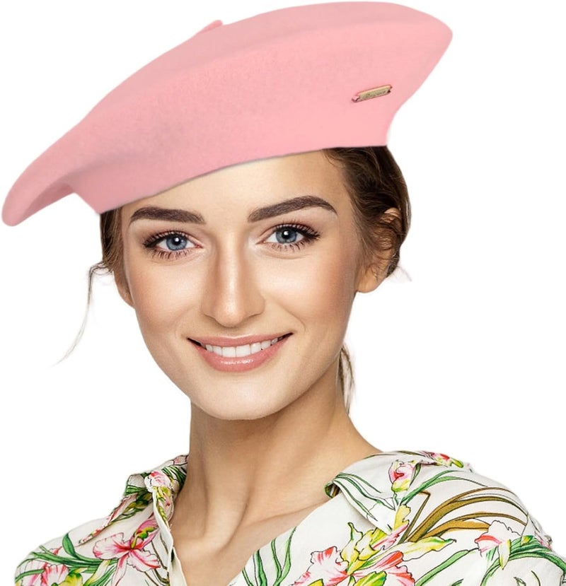recapitula Satin Lining Classic Wool Beret Hats for Women Man Painter hat French Beret for Man Woman Warm Winte. - Image 1